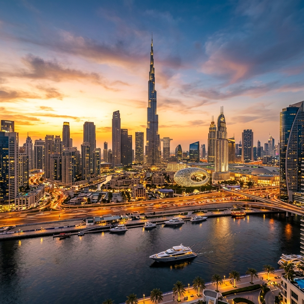 Dubai Luxury Skyline